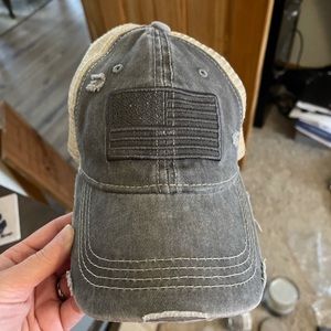 Ponytail hat